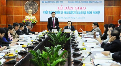 Bàn giao chức năng quản lý Nhà nước về giáo dục nghề nghiệp giữa Bộ GD&ĐT và Bộ LĐ-TBXH